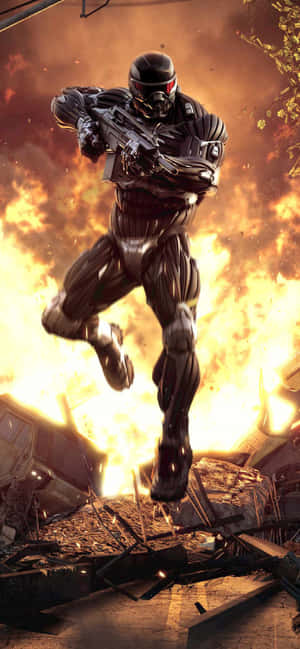 iPhone Xs Max Crysis Warhead Arkaplanı — Redmi Note 17 Pro Duvar Kağıdı