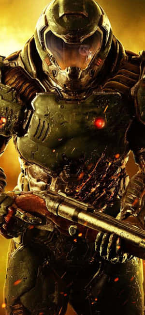 iPhone Xs Doom Arkaplanı — Realme C85 Duvar Kağıdı