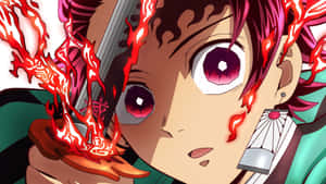 Demon Slayer 4k arka plan — Demon slayer tanjiro Duvar Kağıdı