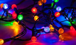 Noel Işıkları Arka Planı — Noel Işıkları Duvar Kağıdı