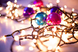 Noel Işıkları Arka Planı — Noel Işıkları Duvar Kağıdı