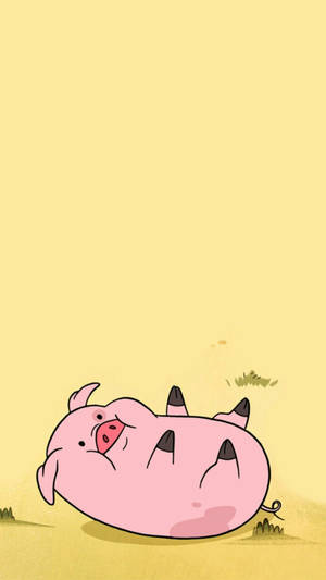 Ters Dönmüş Waddles — 9:16 Duvar Kağıdı