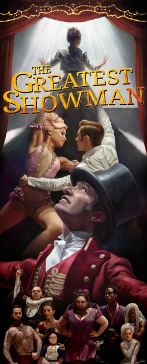 The Greatest Showman Çarpıcı Posteri duvar kağıdı — Galaxy Z Fold 6 Duvar Kağıdı