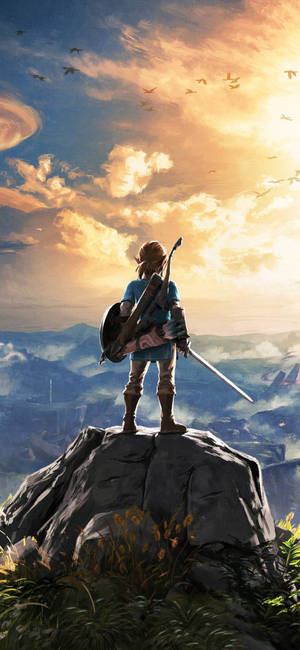 Link Breath Of The Wild HD karakter görüntüsü duvar kağıdı