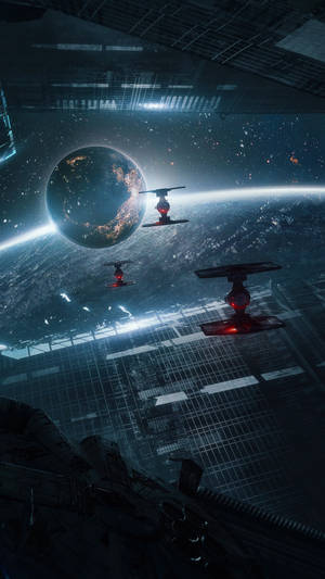 Tie Fighters Uzay 4k Telefon