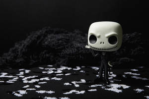 Jack Funko Pop bebeğinin Noel Gecesi Kabusu duvar kağıdı.