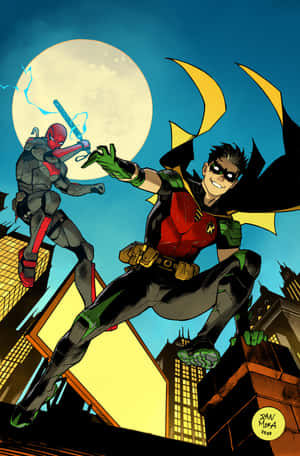 Tim Drake: Aksiyonda Genç Bir Suç Savaşçısı — Lenovo Legion Y900 11 Duvar Kağıdı