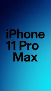 iPhone 11 Pro Max tipografi metin duvar kağıdı ve gradyan arka plan.