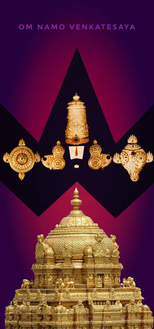 Tirupati Balaji Pagoda — iPhone 15 Duvar Kağıdı