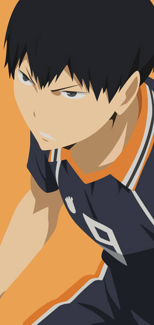 Tobio Kageyama vektör sanatı duvar kağıdı