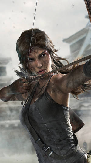Tomb Raider Okçuluk iPhone — 9:16 Duvar Kağıdı