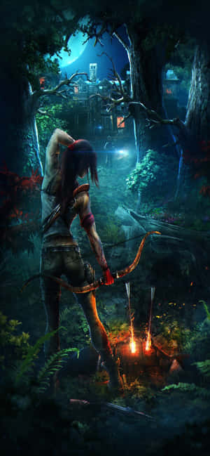Iphone Xs Max Rise Of The Tomb Raider Arkaplanı — iPhone 13 Pro Duvar Kağıdı