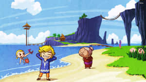 Toon Link — Anime manzara GIF Duvar Kağıdı