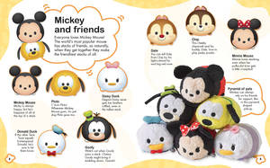Tsum Tsum Mickey ve Arkadaşları duvar kağıdı — Doygunluğu Azaltılmış Duvar Kağıdı