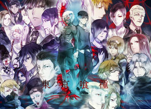 Tüm Tokyo Ghoul Karakterleri duvar kağıdı — Anime Karakterleri Duvar Kağıdı