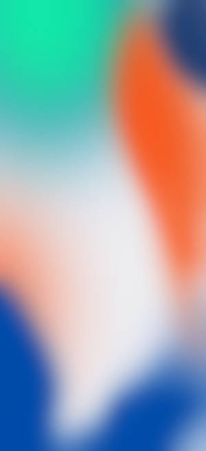 904x1976 iOS 11, iPhone X, turuncu, yeşil, mavi, Stok, soyut, elma — iPhone X Duvar Kağıdı