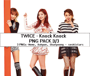 Twice Knock Knock PNG Paketi