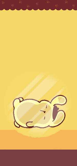 Uçan Pompompurin duvar kağıdı — iPhone 17e Duvar Kağıdı