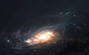 Uzaydaki Andromeda Galaksisinin muhteşem duvar kağıdı