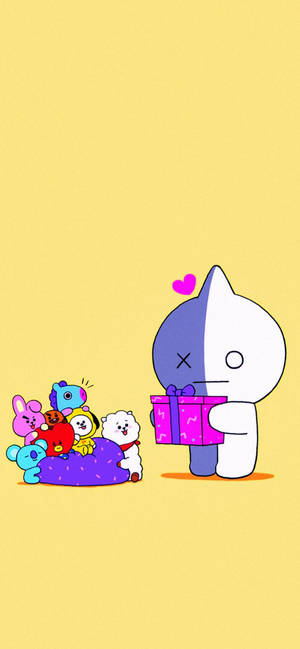Van BT21 hediye duvar kağıdı — ROG Phone 9 FE Duvar Kağıdı