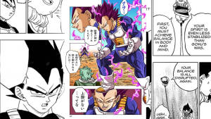 Vegeta Manga Paneli duvar kağıdı — Koyu mor estetik Duvar Kağıdı
