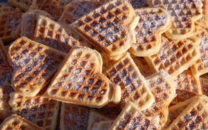 Waffle Kalpler Üstten Görünüm duvar kağıdı — Gündüz Duvar Kağıdı
