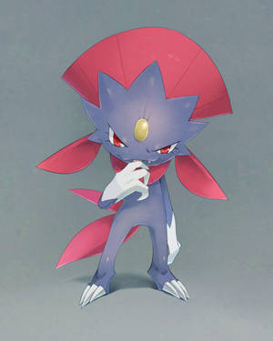 Weavile Sinsi Sırıtıyor — Anime telefon Duvar Kağıdı