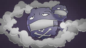 Weezing Maske Takıyor — Oyun GIF Duvar Kağıdı