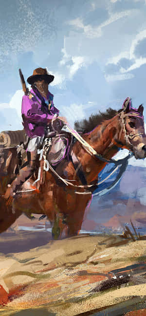 Western Kovboy iPhone — POCO F Duvar Kağıdı