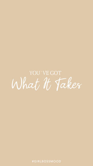 What It Takes Krem Estetiği