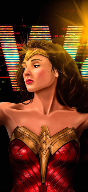 Wonder Woman 1984 Gal Gadot Sanat Duvar Kağıdı — iPhone 17 Pro Duvar Kağıdı