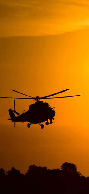 iPhone XS Helikopterler Arkaplan — iPhone 13 Mini Duvar Kağıdı