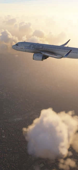Iphone Xs Microsoft Flight Simulator Arka Planı — POCO F Duvar Kağıdı