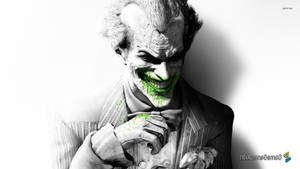 Yeşil Gri Joker Duvar Kağıdı