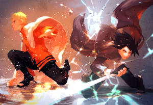 Yetişkin Naruto ve Sasuke İkilisi duvar kağıdı — Naruto vs sasuke Duvar Kağıdı