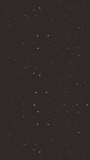 Yıldızlı Gökyüzü Minimalist Siyah Telefon