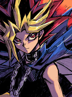Yugi Muto: Aksiyondaki Usta Düellocu — iPad Pro M4 Duvar Kağıdı