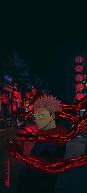Yuji Itadori Anime Jujutsu Kaisen Android Duvar Kağıdı — Jujutsu Kaisen Duvar Kağıdı