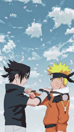 Yüz Yüze Sasuke Naruto iPhone — Naruto vs sasuke Duvar Kağıdı
