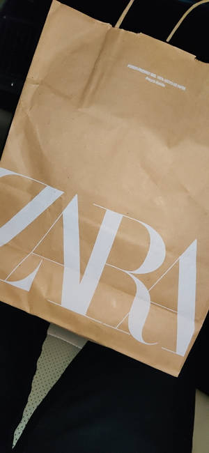 Zara Paper Bag mobile wallpaper.