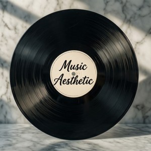 Mermer minimal üzerinde 'Müzik Estetiği' yazısı bulunan plak. — Müzik estetiği Duvar Kağıdı