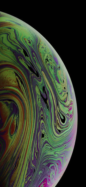 Zümrüt Dünya iPhone Xs Duvar Kağıdı